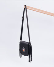 Load image into Gallery viewer, Black Leather Cheko Bag

